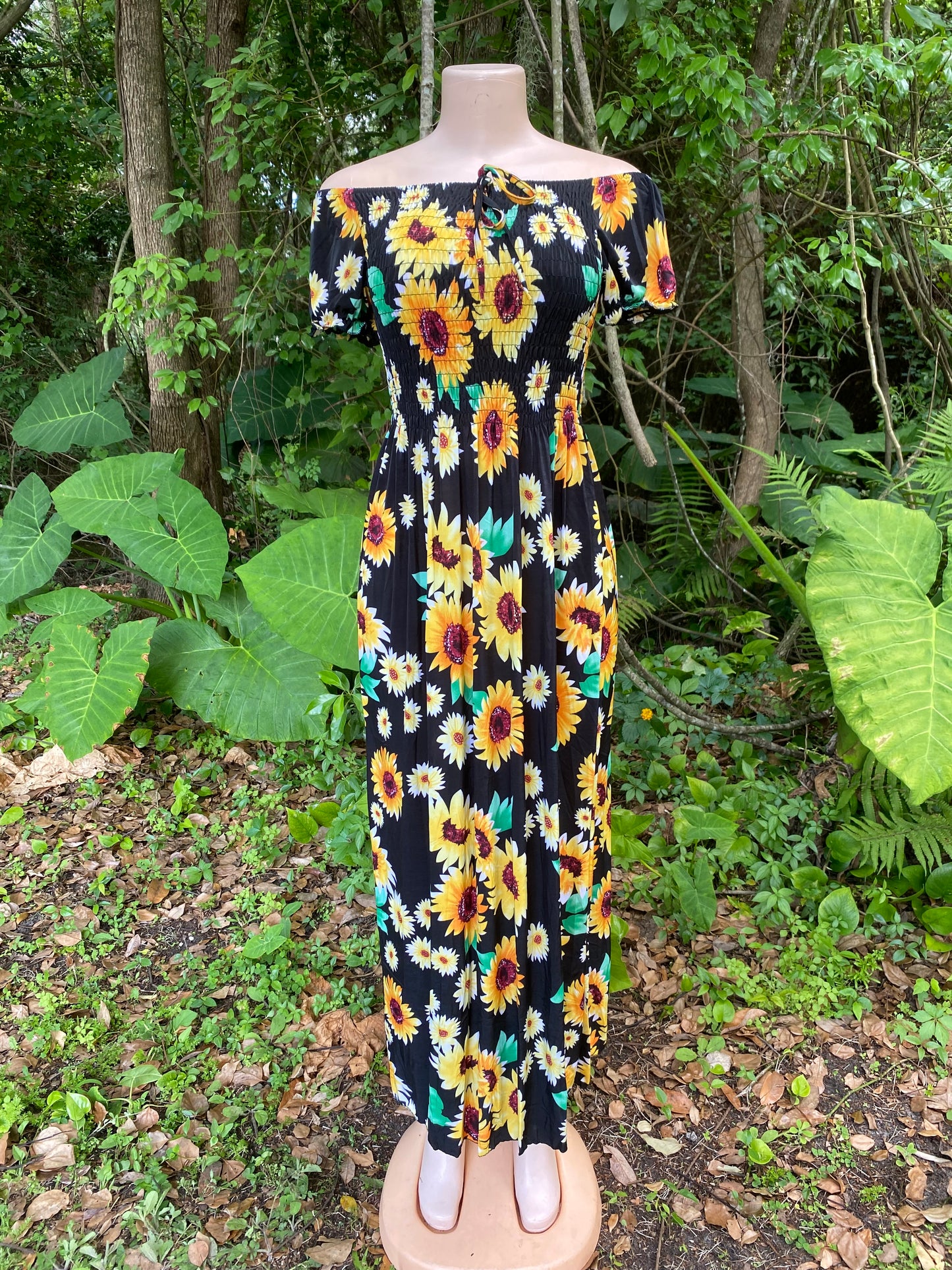 Sunflower Off Shoulder Sundress