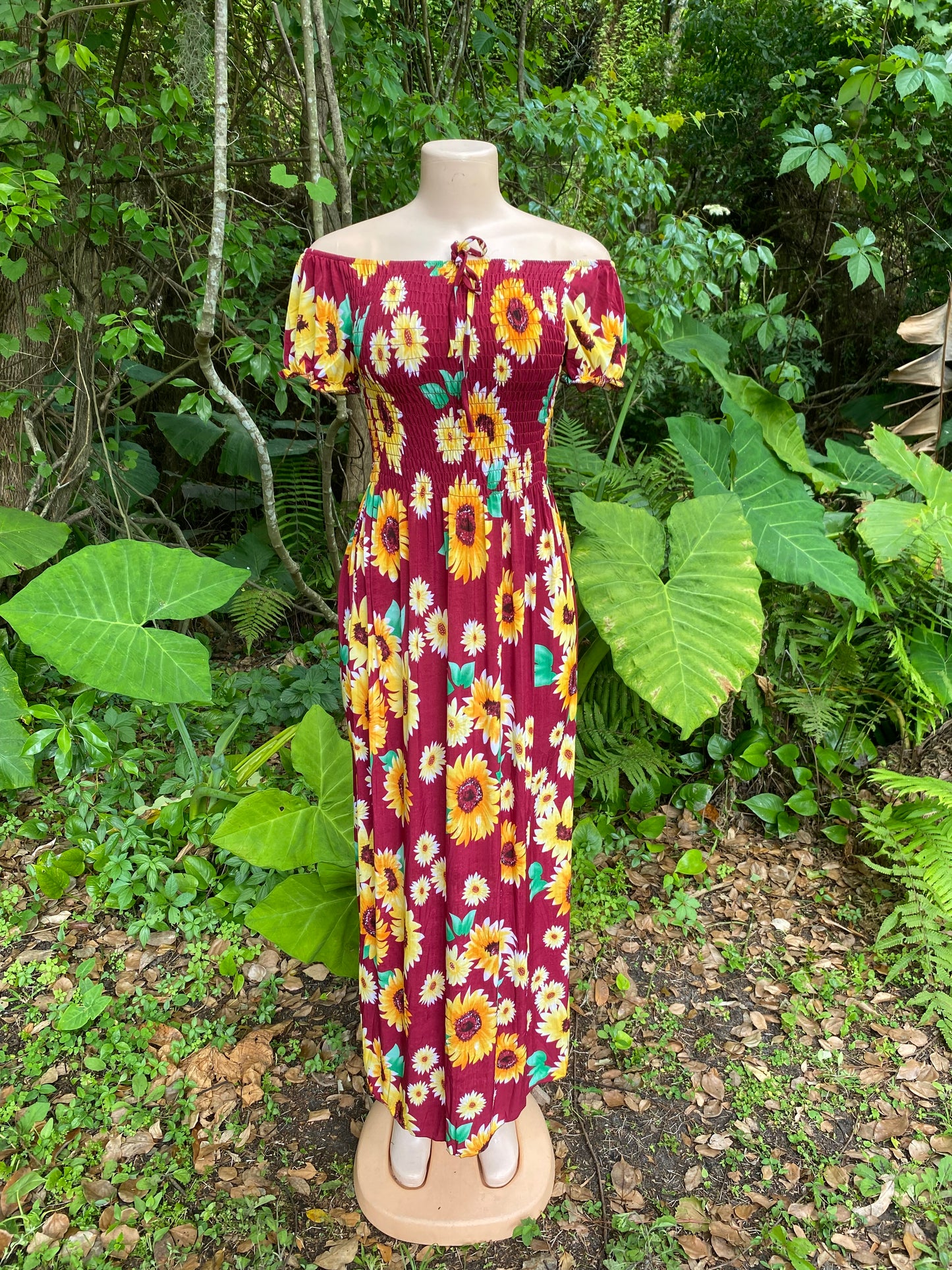 Sunflower Off Shoulder Sundress