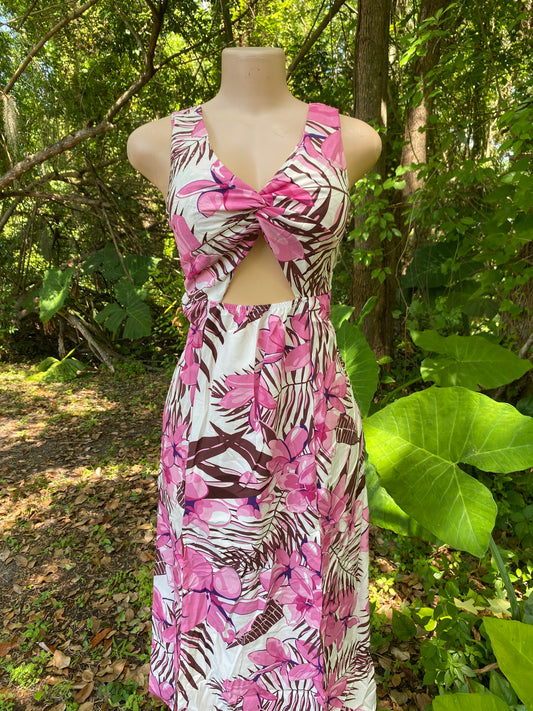 Hawaiian design floral sundress