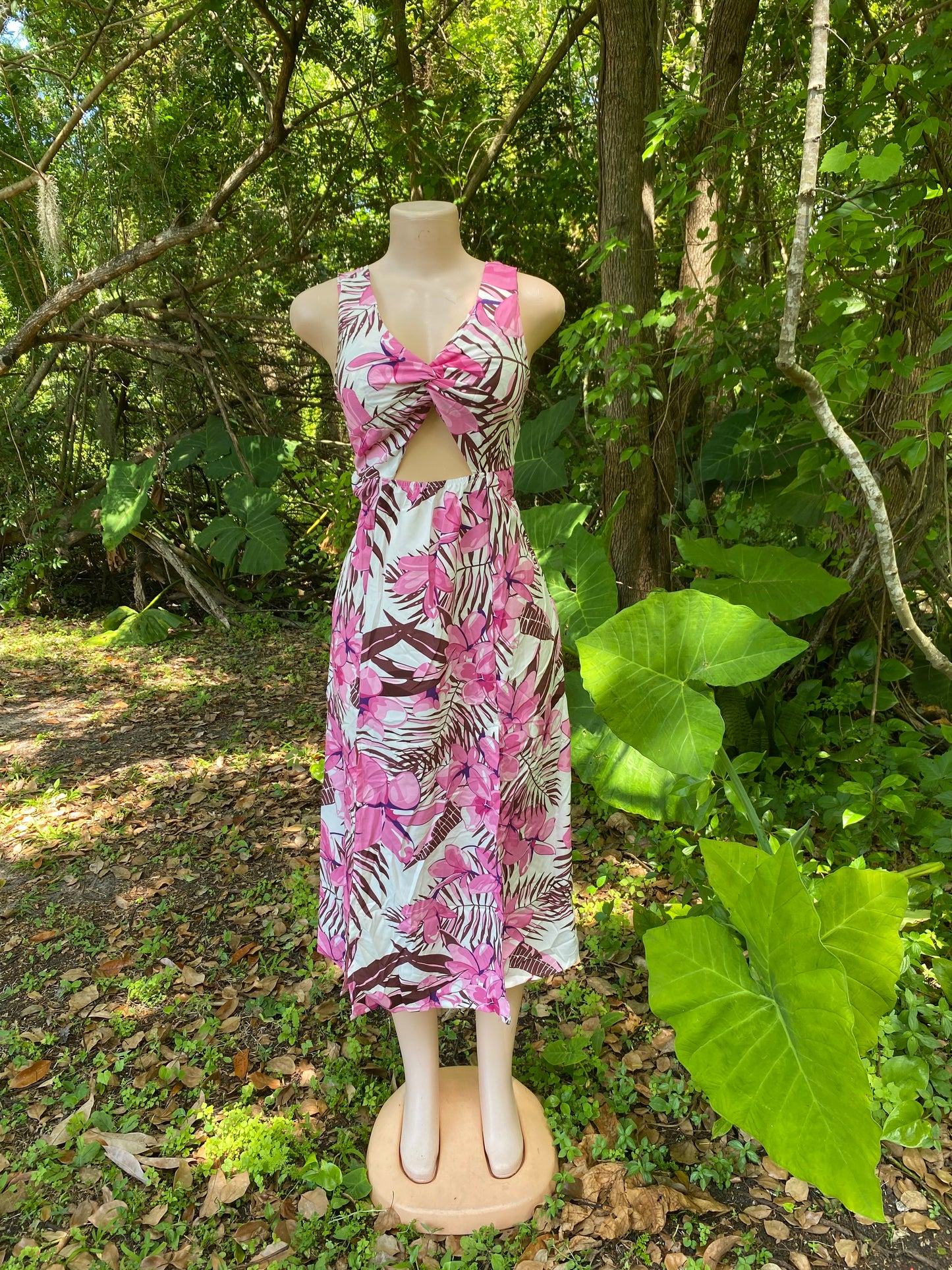 Hawaiian design floral sundress