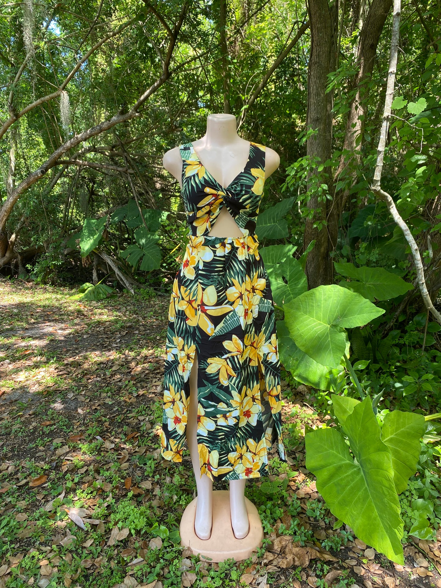 Hawaiian design floral sundress