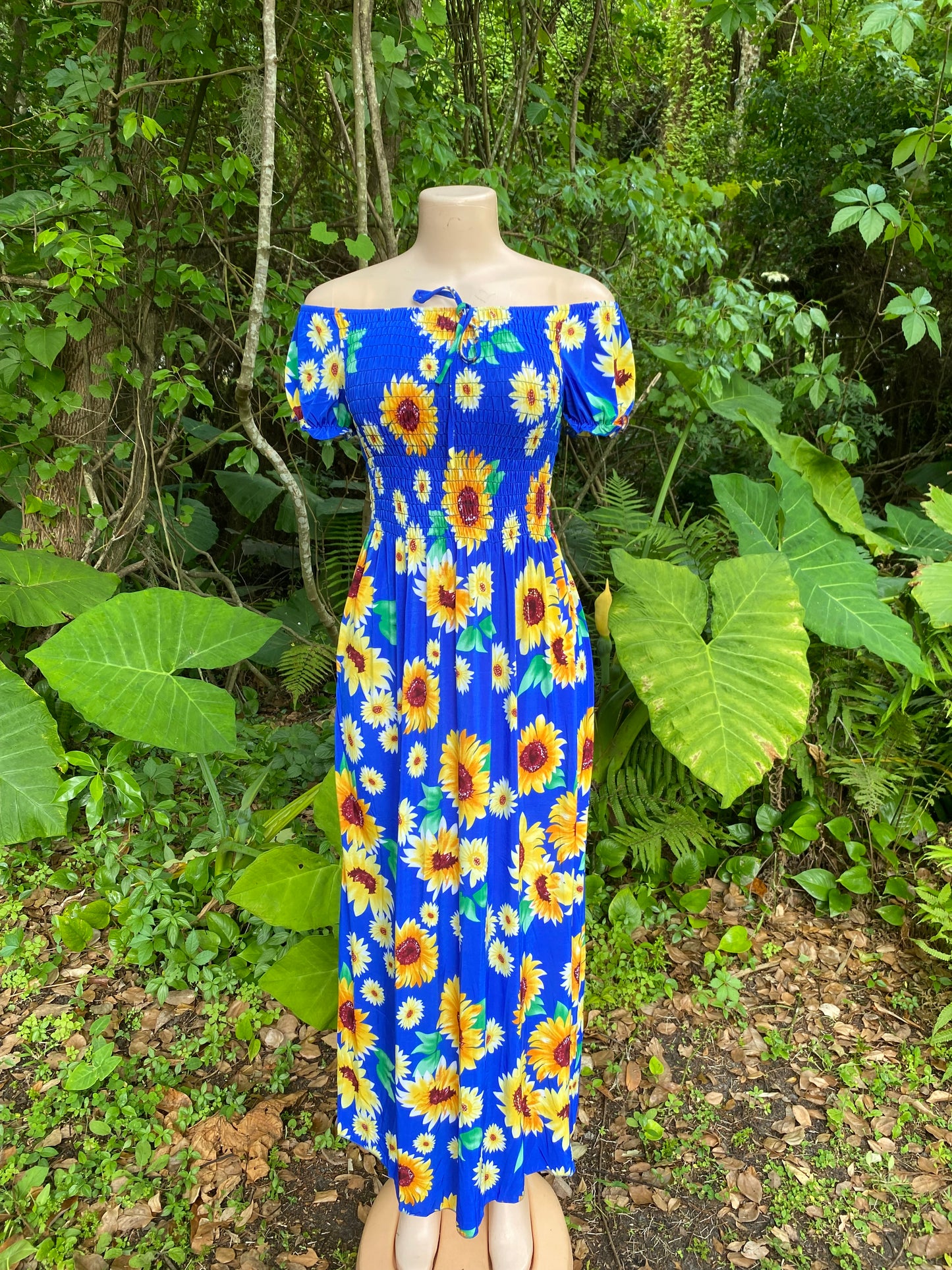 Sunflower Off Shoulder Sundress
