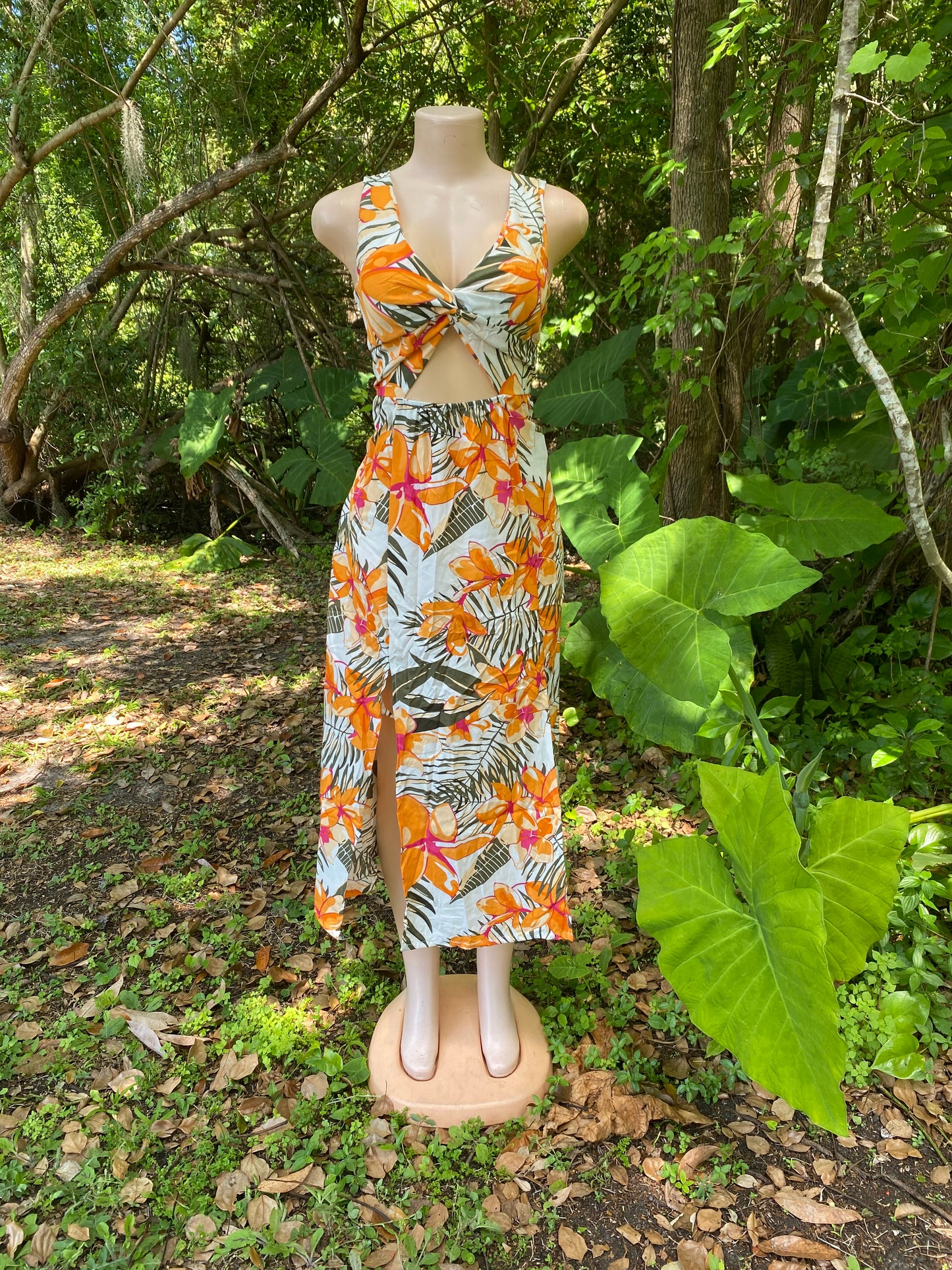 Hawaiian design floral sundress