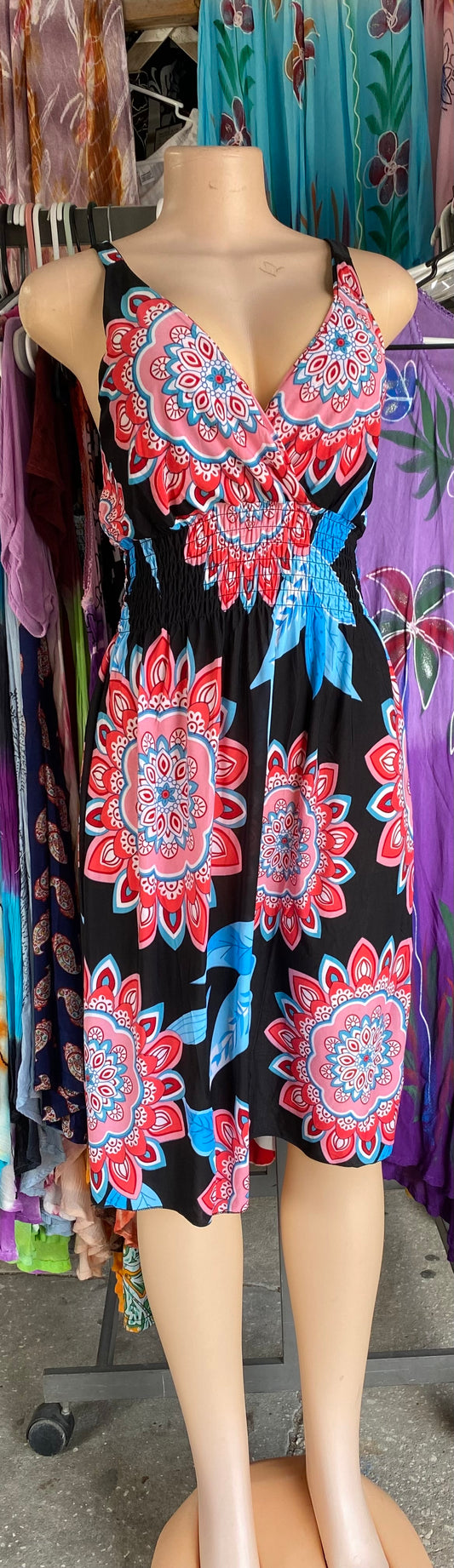 GEOMETRIC DESIGN SUNDRESS