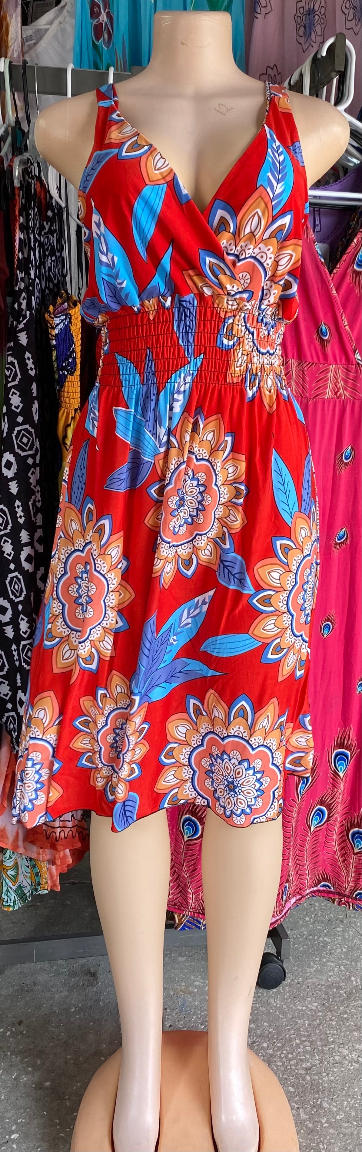 GEOMETRIC DESIGN SUNDRESS